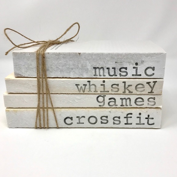 Farmhouse Book Stack SET OF THREE (3) - Picture 12 of 15